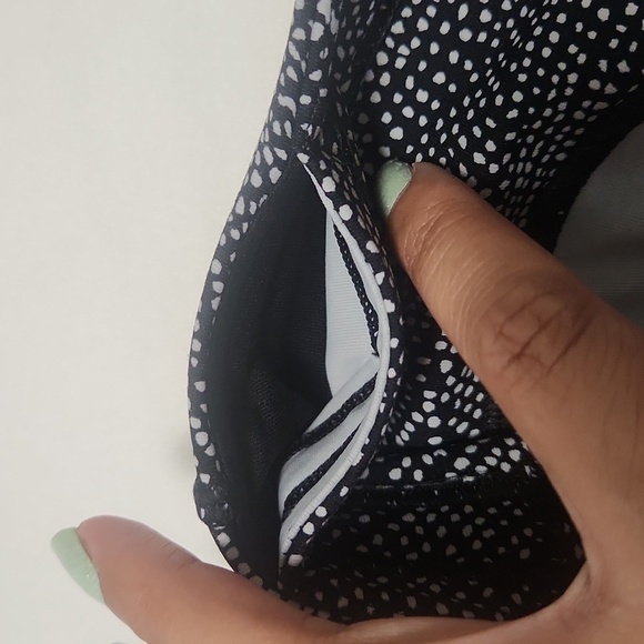 Lululemon Free Spirit Alpine White Black Leggins - Picture 10 of 11